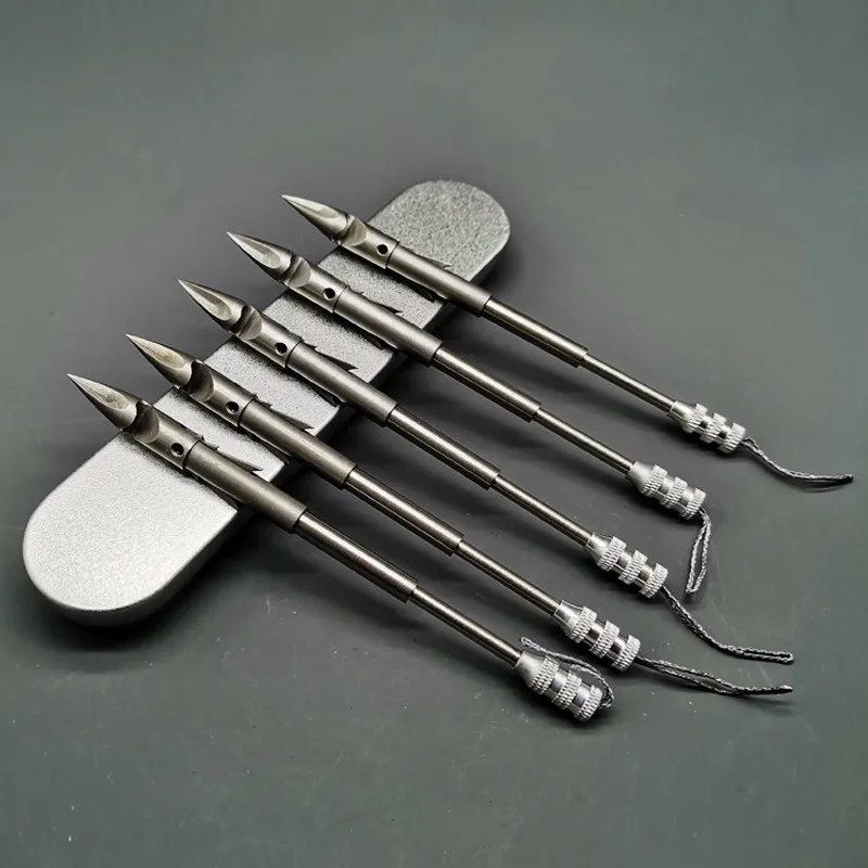 

5/10pcs Three Sides Slingshot Arrow Fish Dart Fishing Gear Stainless Steel Arrowhead Dart Hunting Shooting Slingshot Accessories