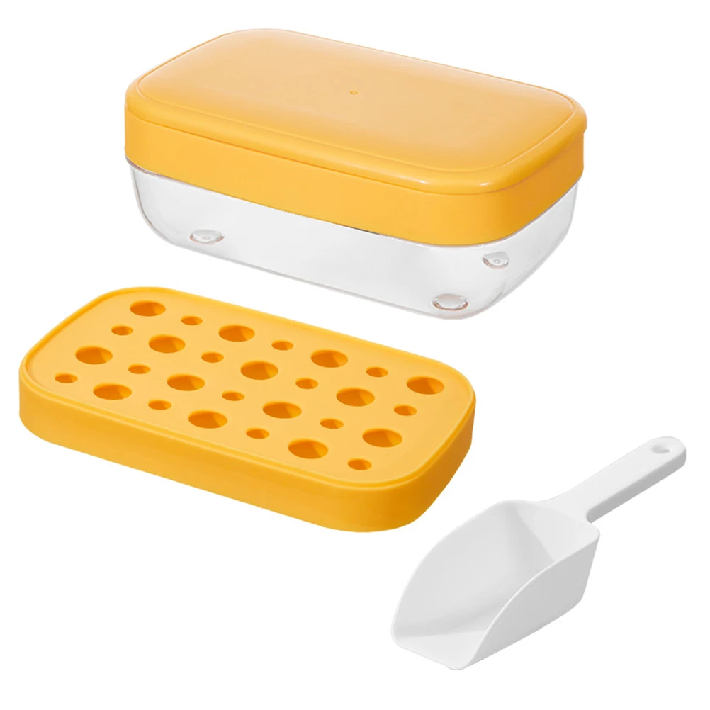 

Ice Cube Tray With Lid Household Ice Cube Maker Food-grade Ice Cube Molds For Cocktail Whiskey Chilled Drinks