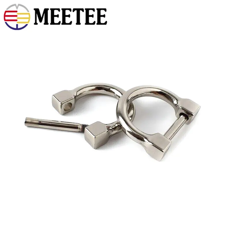 4/10 шт. 13 мм металлическая пряжка с D-образным кольцом съемная открытая застежка