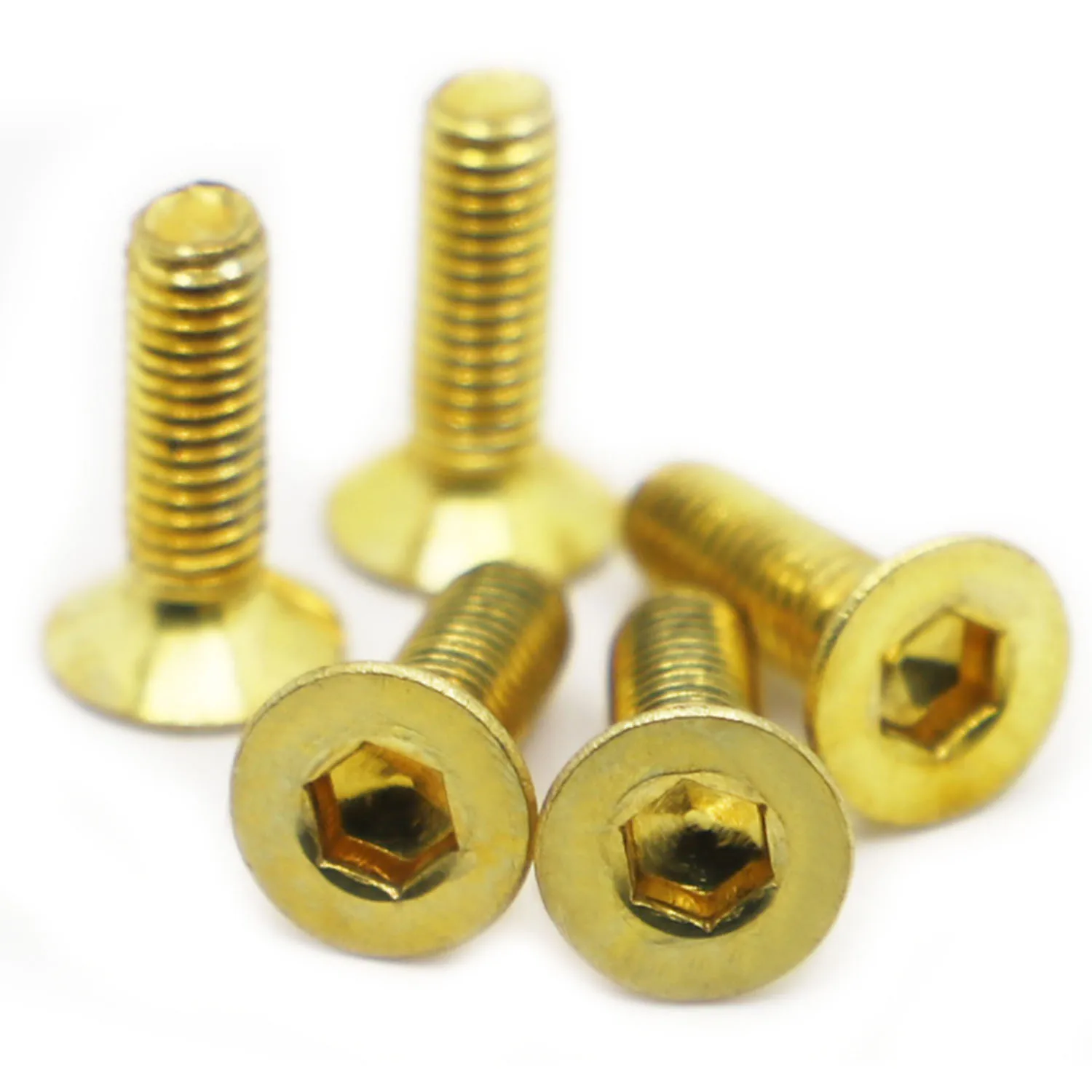 

M3 M4 M5 M6 M8 Brass Allen Hex Hexagon Socket Countersunk Flat Head Screw Bolt DIN7991