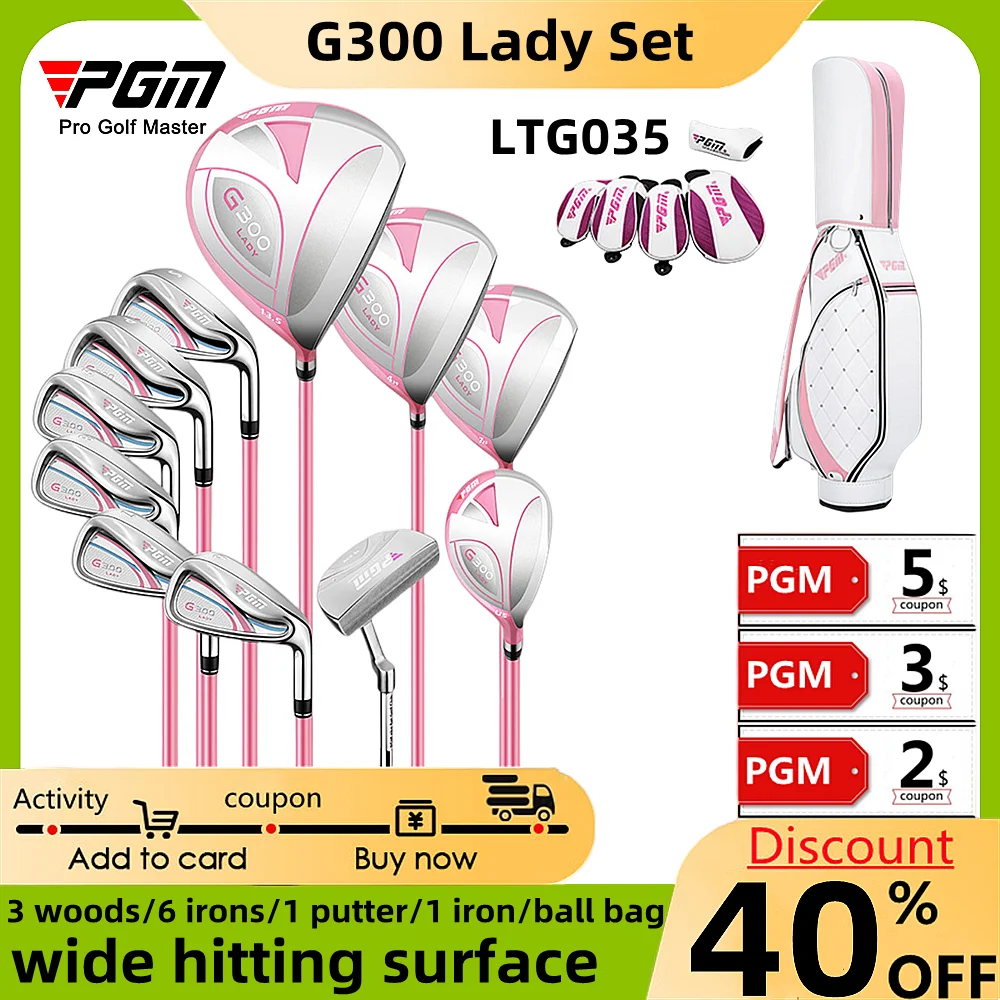 

Golf Club Women'S Full Set Of Clubs 11 Pieces G300 Lady Right Hand Delivery Bag Golf Learning Training Competition Sports LTG035
