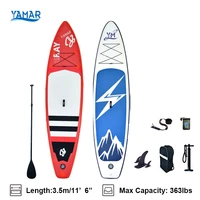 yamar marine sea surfing surfboard 3 5m inflatable sup paddle boards sup package professional paddling board surfing accessories