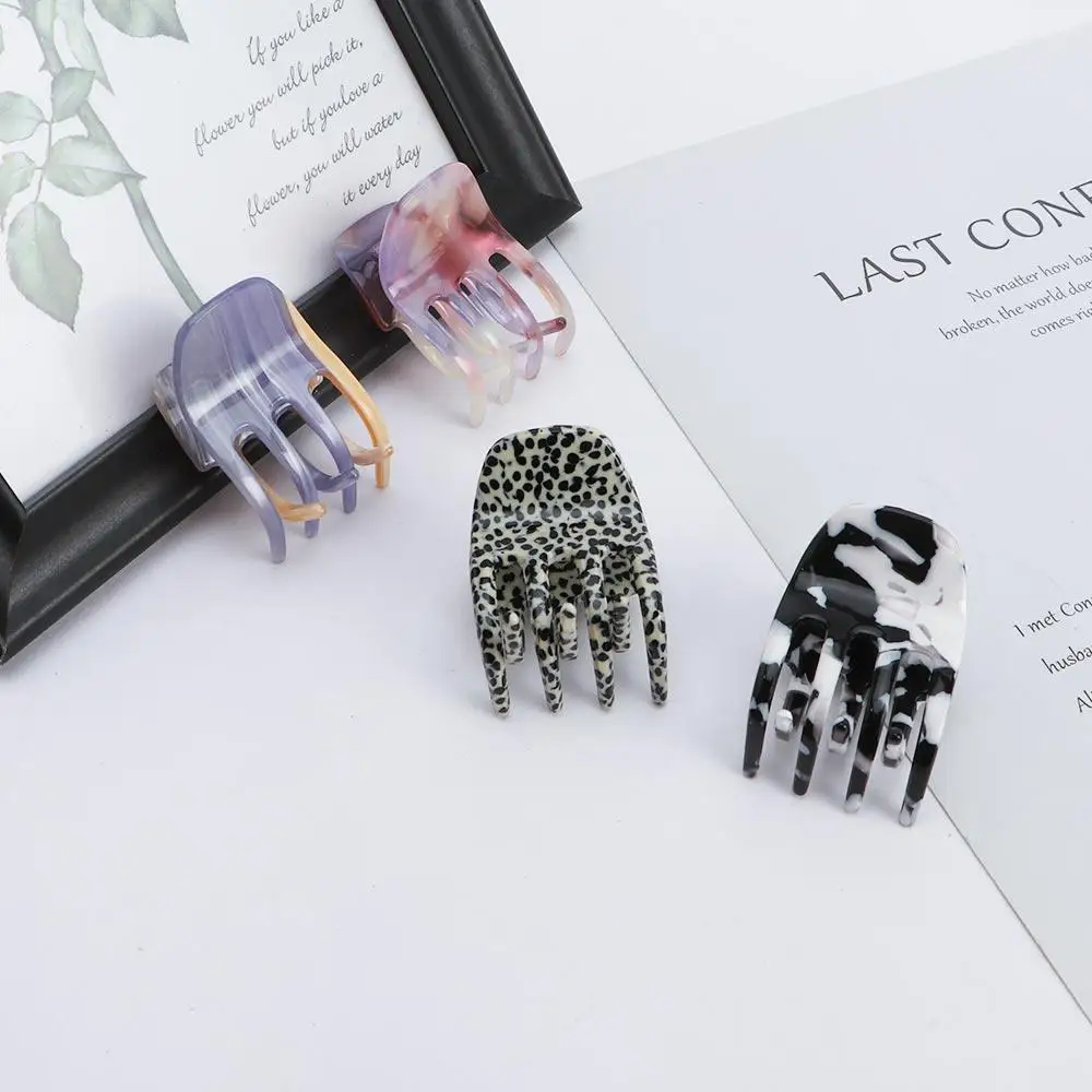 

Leopard For Girls Hair Accessories Headwear Women Hair Claws Korean Style Hair Crabs Small Clamp Clip Ponytail Holder