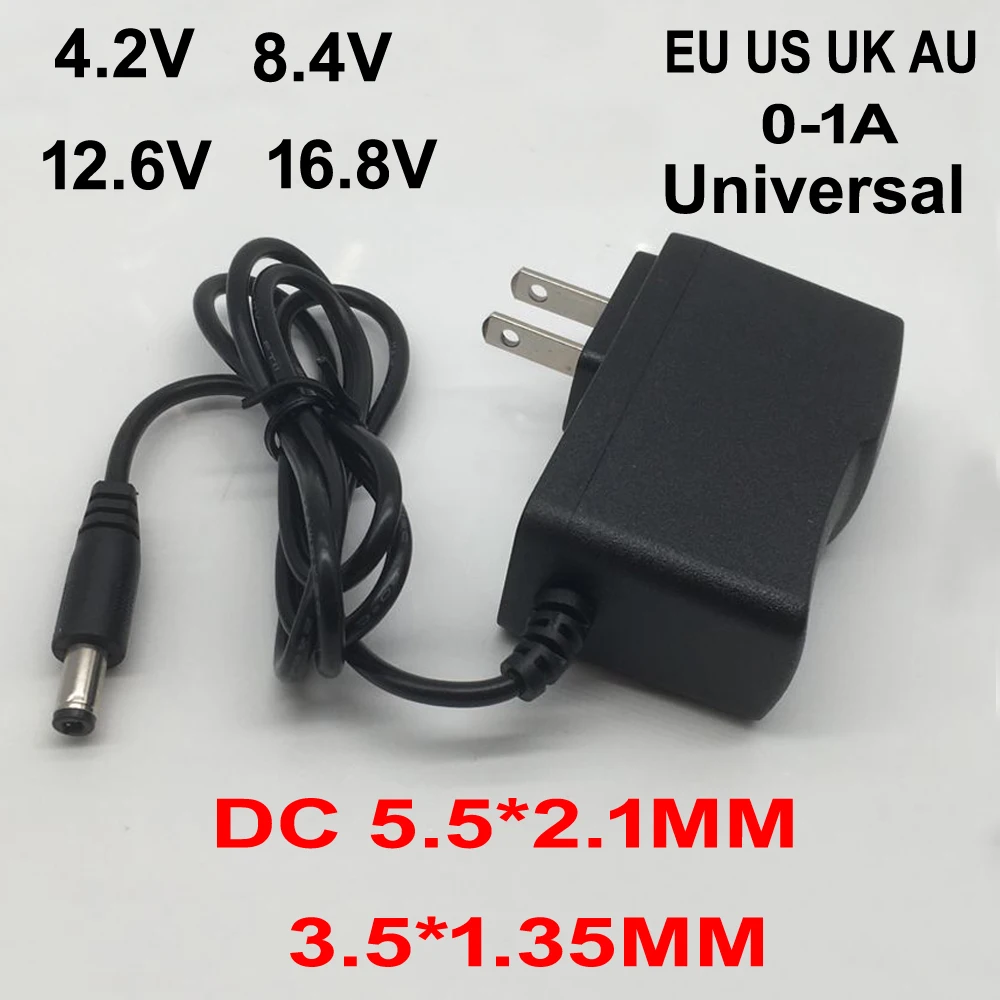 Зарядное устройство для литиевых аккумуляторов 100-240 В переменного тока 4 2 в 8 12 6 16