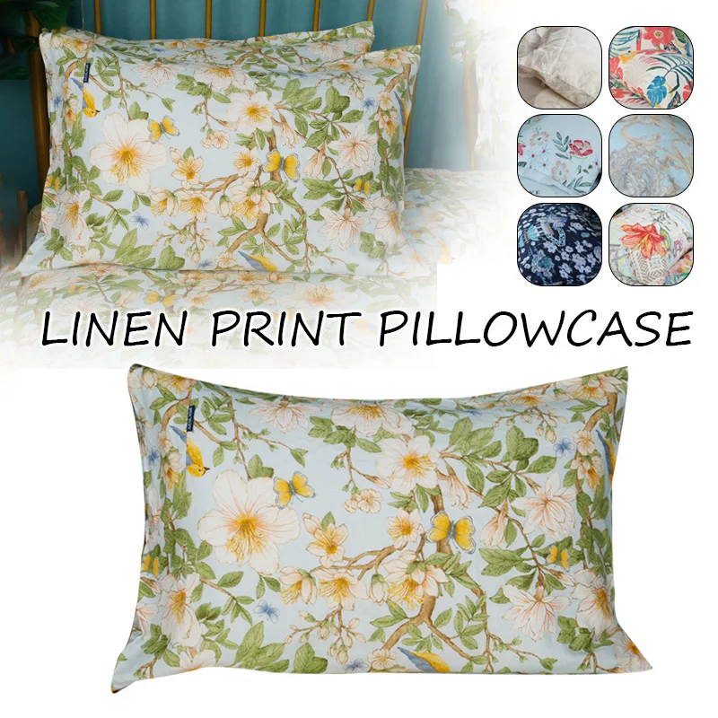 Высококачественная 100% чистая льняная наволочка