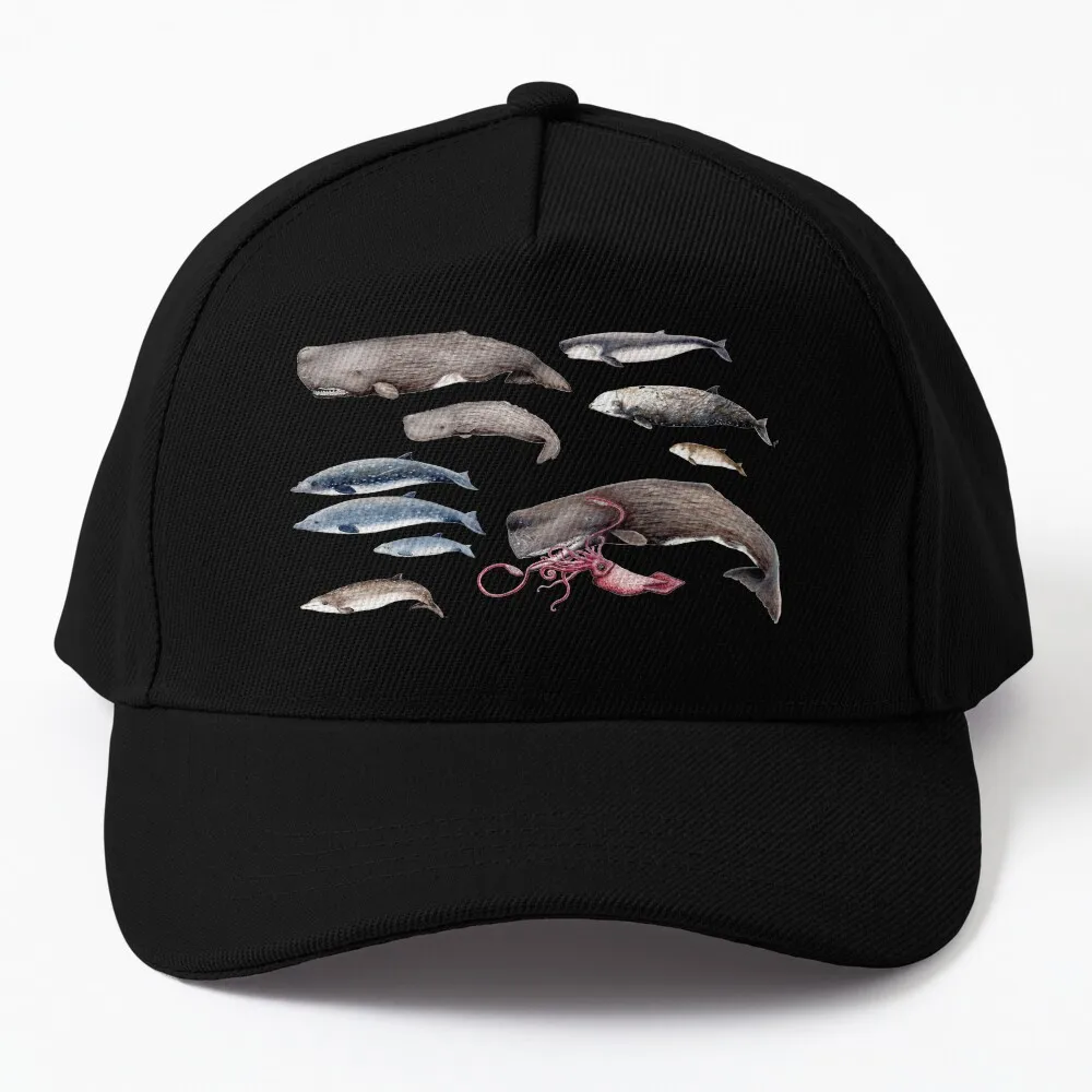 Бейсболка для мужчин и женщин Кепка гольфа регби с морскими китами