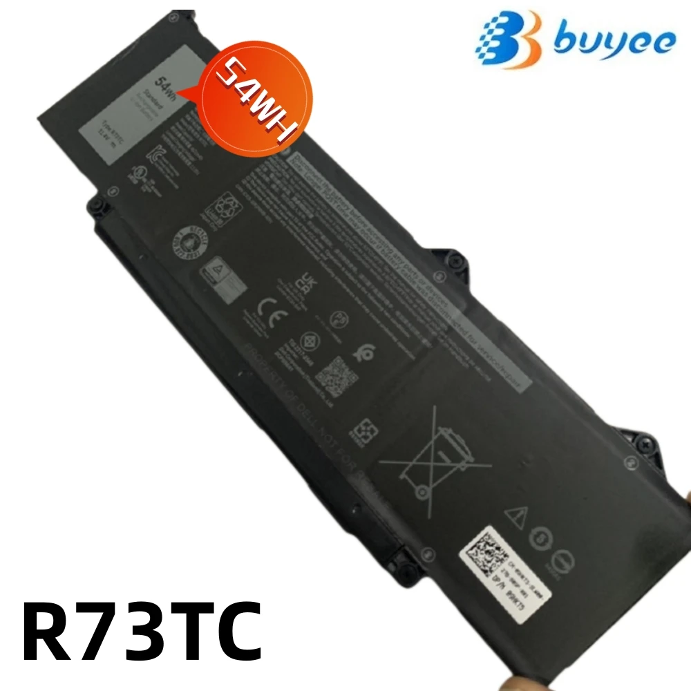 Новый оригинальный аккумулятор R73TC для ноутбука Dell GRWKG DR02P GTG7N 11,4 V 54WH 4623MAH