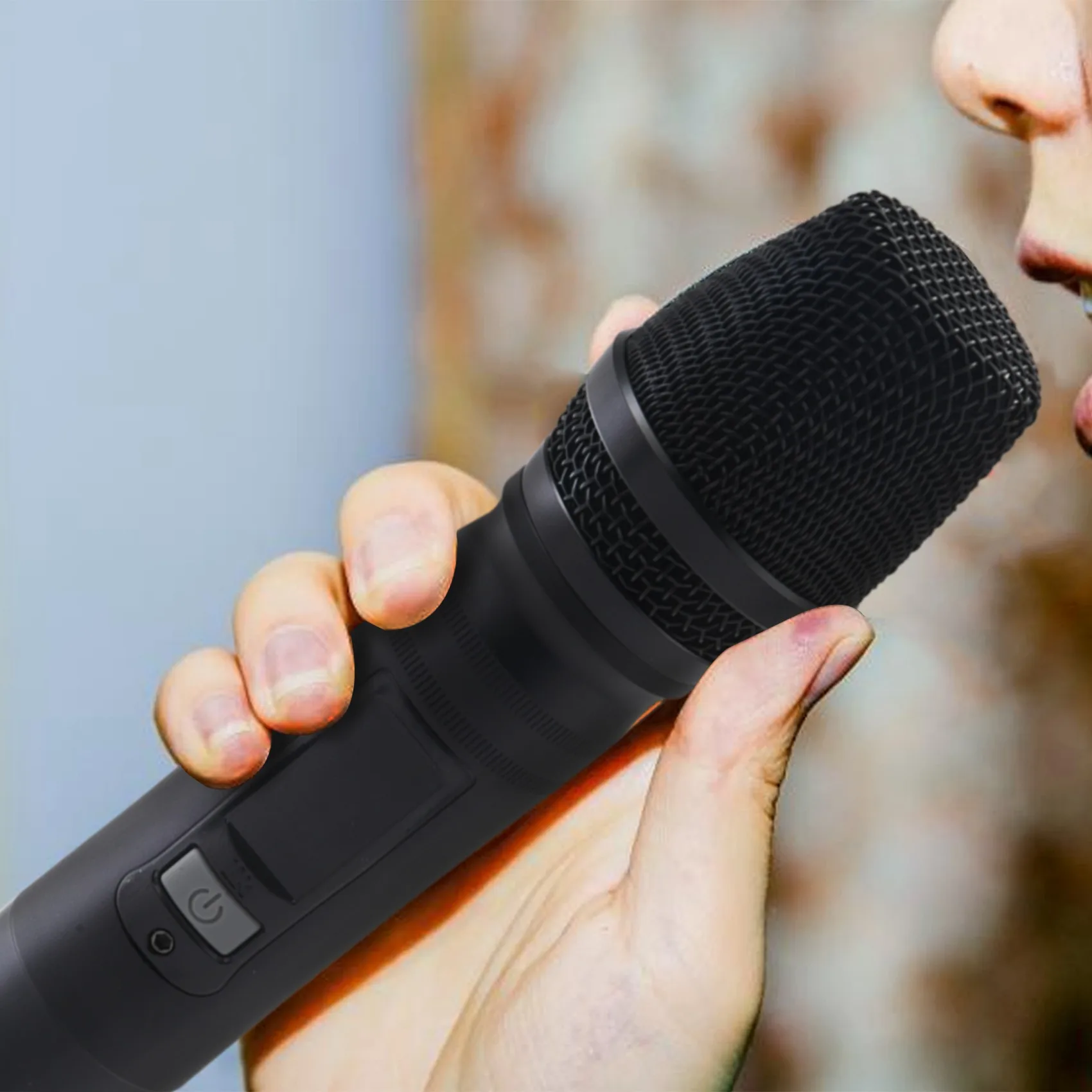 

1Pcs/Set Ux2 Uhf Auto Wireless Dynamic Microphone System With Receiver For Amplifier Mixer Speaker Desktop Bus Audio