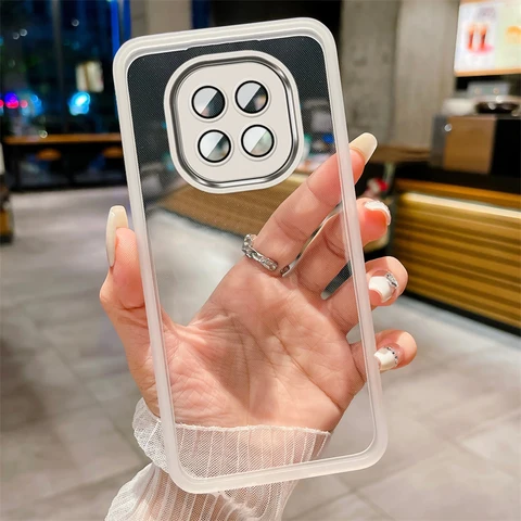 Чехол для Xiaomi Redmi Note 14S 14 Pro Plus 13 Redmi A5 14C 13C 12C 10C A3 с защитой объектива камеры, силиконовый мягкий чехол