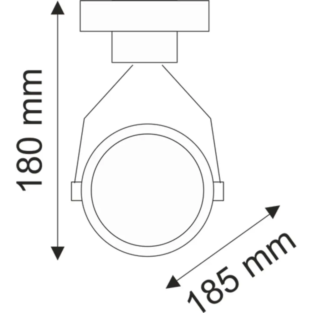 

30w Lilies Series Black Case Ray Led Fixture