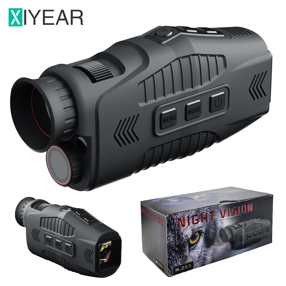 

1080P 5X Digital Zoom Monocular Infrared Night-Visions Device Day Night Use Telescope 300M Long-range Night Vision For Hunting