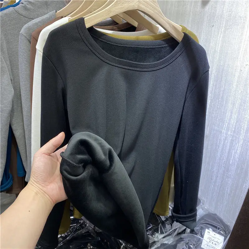 Thermal Underwear for Women Fleece Lined Tops Cami Tank Top Vest Camisoles Sleepwear Sexy Winter Thermal Bottoming Shirt Clothes
