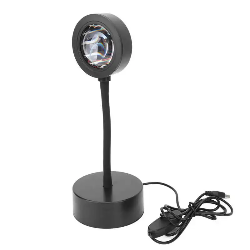 

Sunset Lamp USB Power Supply Sunset Lamp Night Light 360 Degree Adjustable Hose for Photography