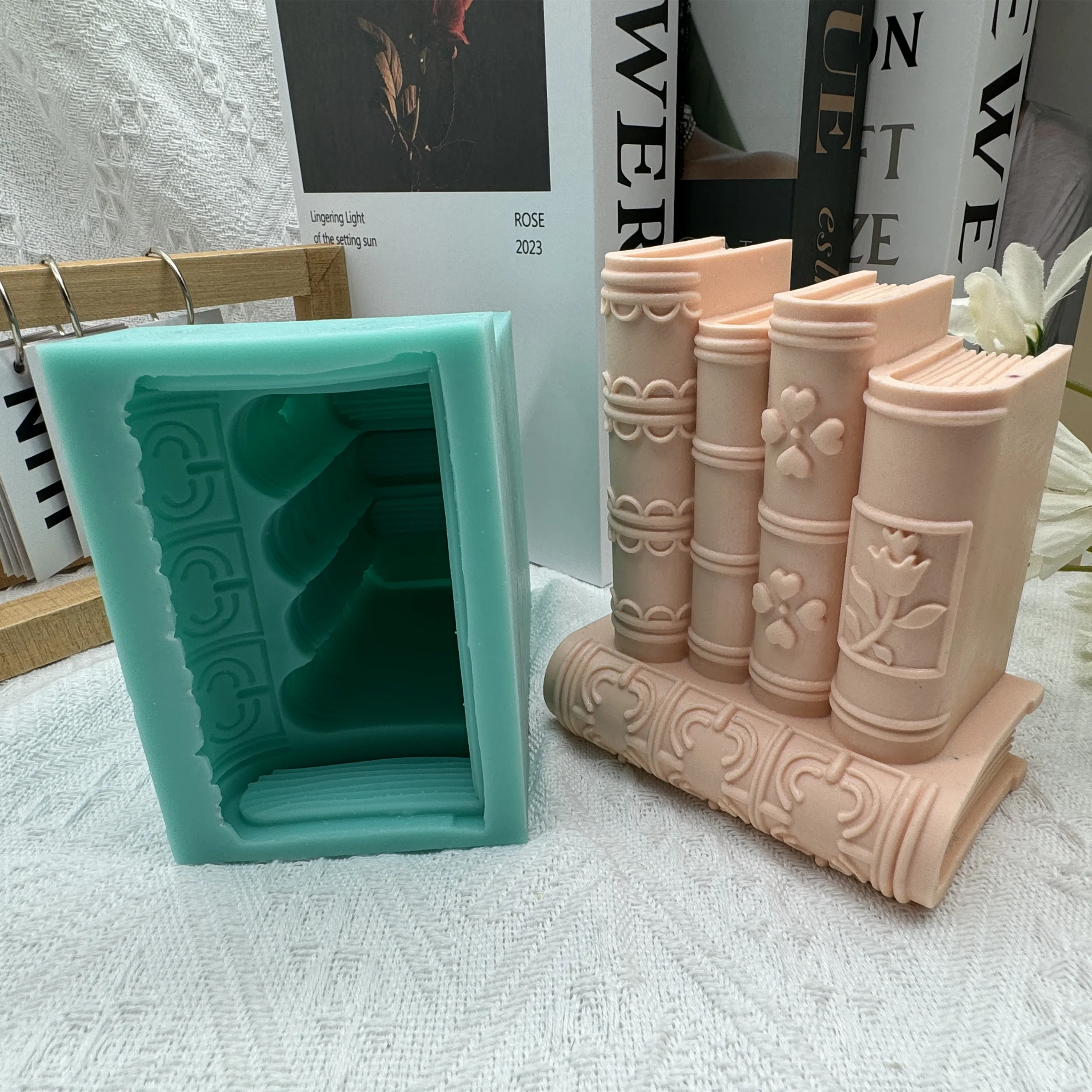 Силиконовая форма для мыла и свечи 3D формы расплава ароматического воска