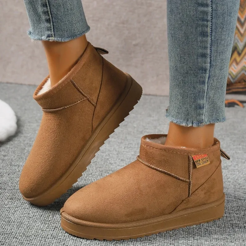 Botas de nieve gruesas y calientes para mujer классические удобные зимние модные новые botas moda nuevo 2024