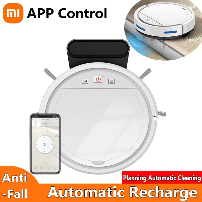 

Новинка 2023, автоматический пылесос Xiaomi 3 в 1, умный робот-пылесос с голосовым подметанием, автоматическая зарядка, ковер, волосы домашних жив...