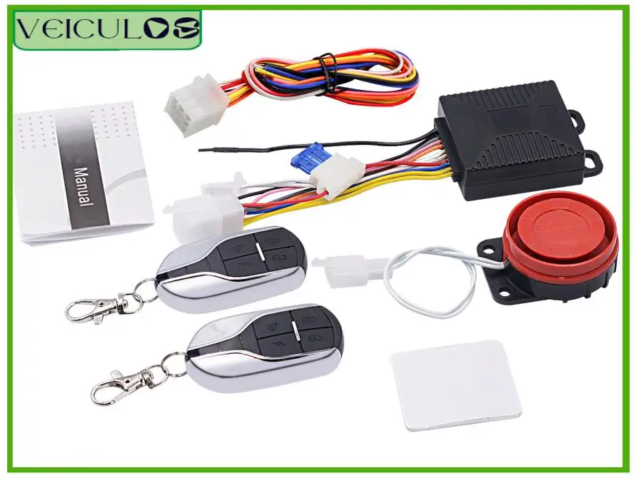 Система сигнализации для мотоцикла велосипеда скутера 12 В 1 комплект