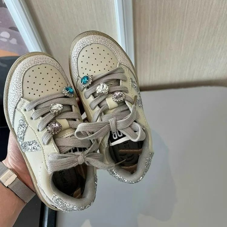 Новинка осени 2024 детская обувь для крикета супер красивая женская повседневная