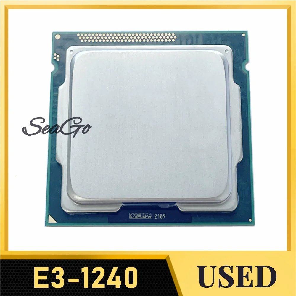 Xeon E3-1240 E3 1240 Четырехъядерный восьмипоточный 8 м 80 Вт LGA 1155 3 ГГц