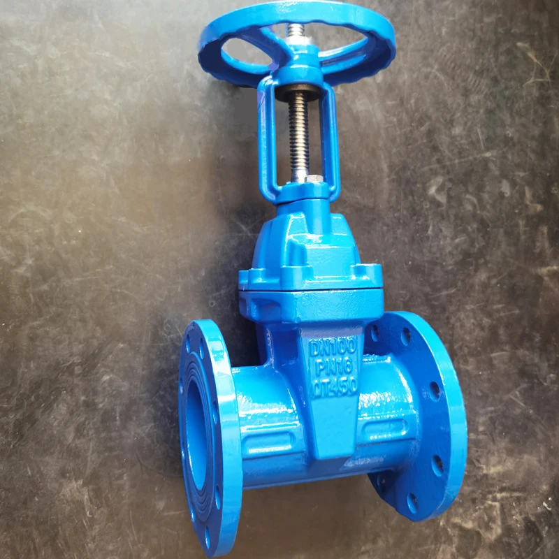 Фланцевый подъемный шпиндель TKFM dn 75 из ковкого чугуна мягкое уплотнение упругий