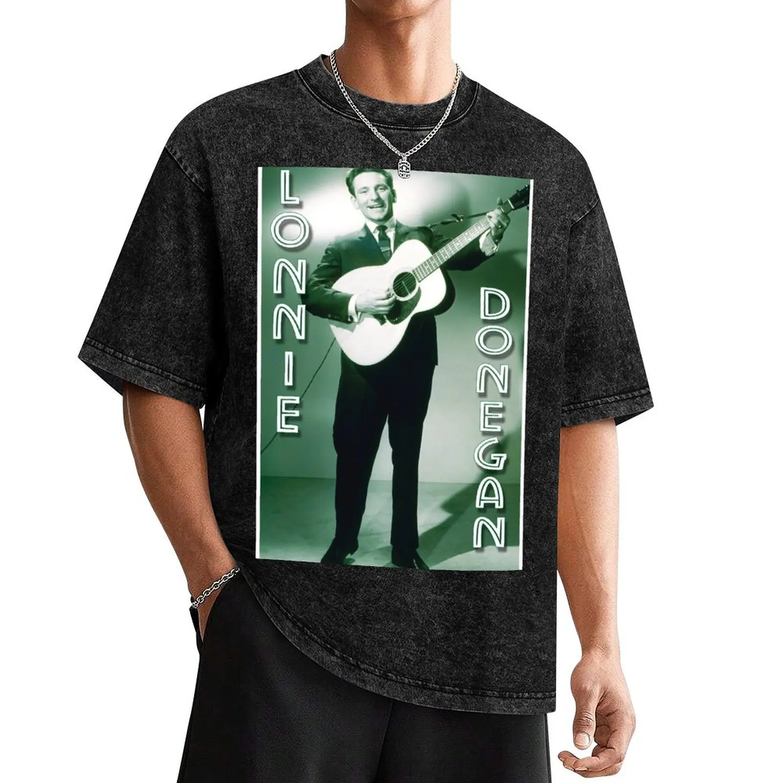 Футболка Lonnie Donegan для мальчиков белые рубашки тренировок мужчин