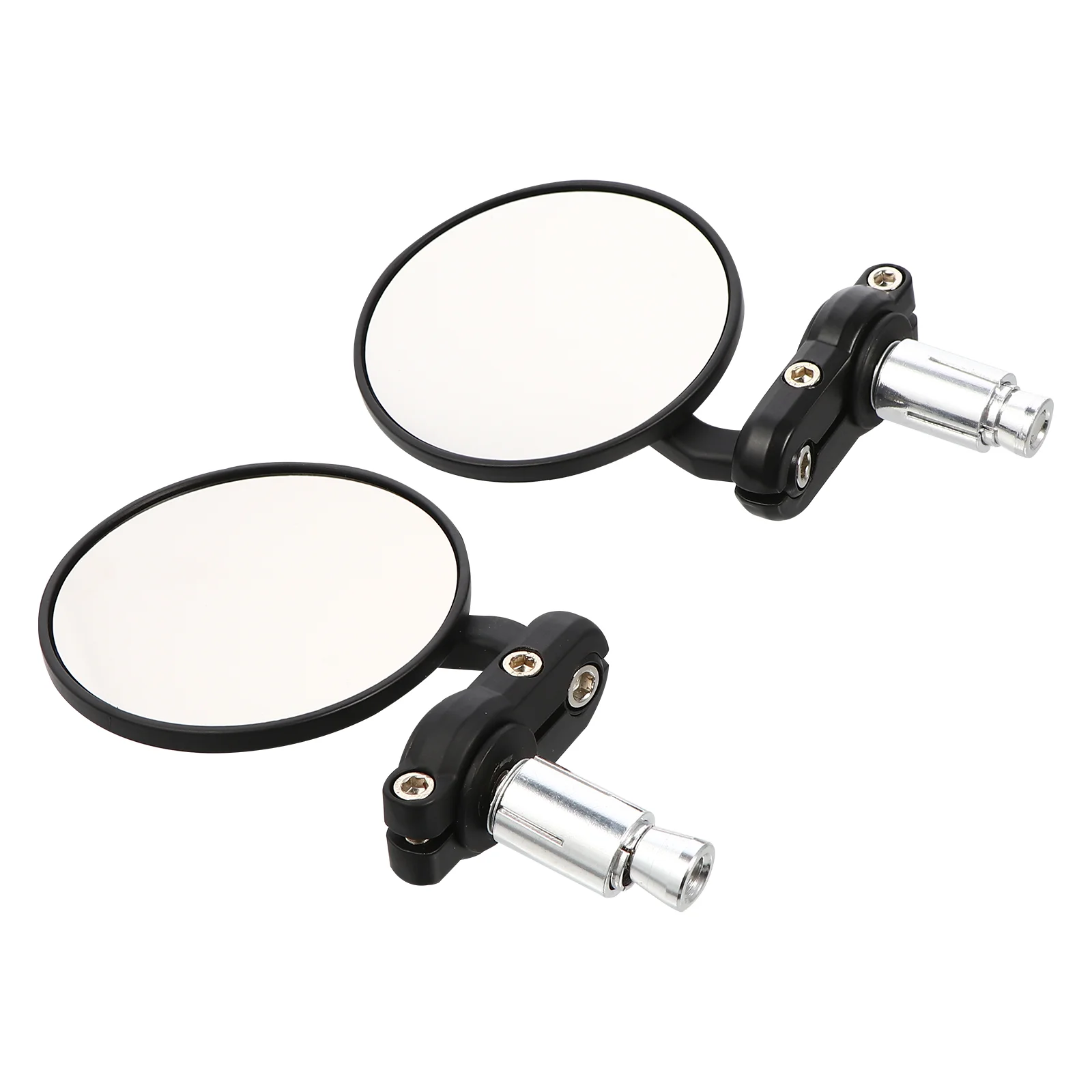 

Bicycle Mirror Bike Rear View Round Mirrors Motorcycle Reversing Rotatable Handlebar Modified Abs