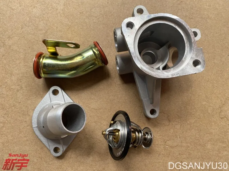 PAJERO IO H77W TR4 крышка для термостата трубка впускной клапан водяного насоса MD347975