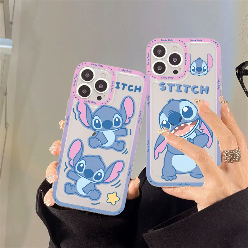 

S-stitchhes Phone Case For IPhone 14 13 12 11 Pro Max Mini X Xs XR 6 7 8 Plus SE 2020 Transparent Case
