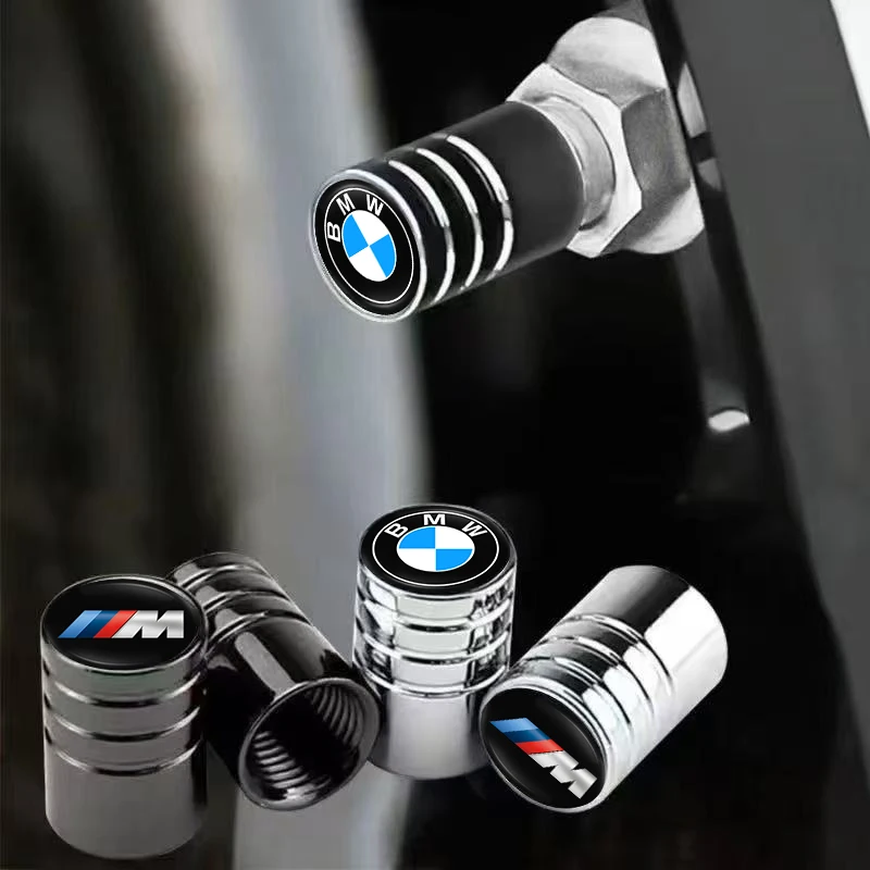 Фото Комплект из 4 колпачков для ниппелей из алюминиевого сплава для BMW G01 G02 F22 F23 E46 E93 E39 G26 F01 F02 F06 G32 G20 G29 X3 X5 №4