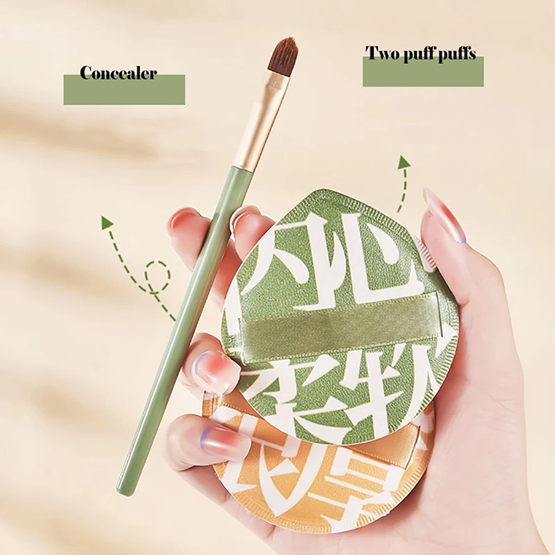 

1 шт. Мягкая воздушная подушка Толстая пуховка кисть для консилера круглый блендер для макияжа эластичные губки косметическая основа для макияжа пудра пуховые инструменты