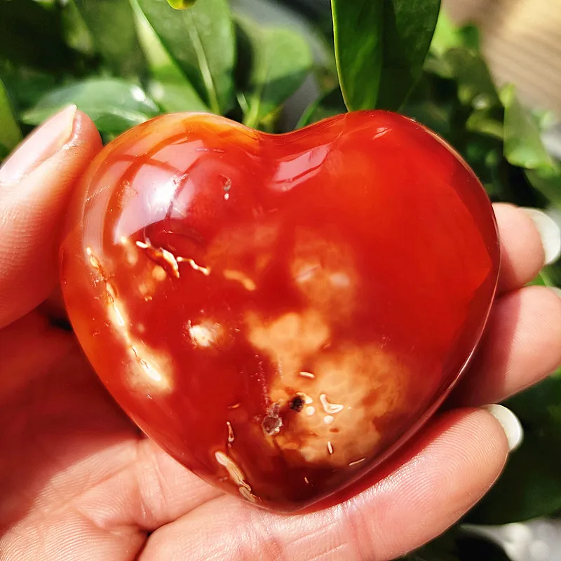 

Natural Stone Agate Heart Spiritual Meditation Healing Yoga Exercise Stone Home Exorcism Feng Shui Crystal Ornament