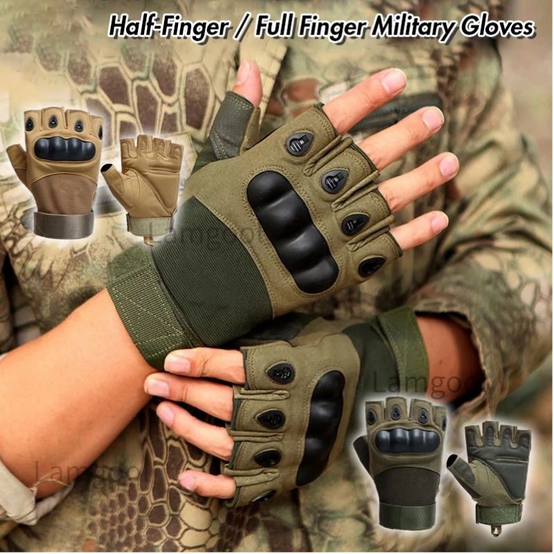 

Tactical Military Gloves Shooting Protective Shell Army Mittens Antiskid Workout Gloves Motorcycle Hunting Finger Hiking Gloves