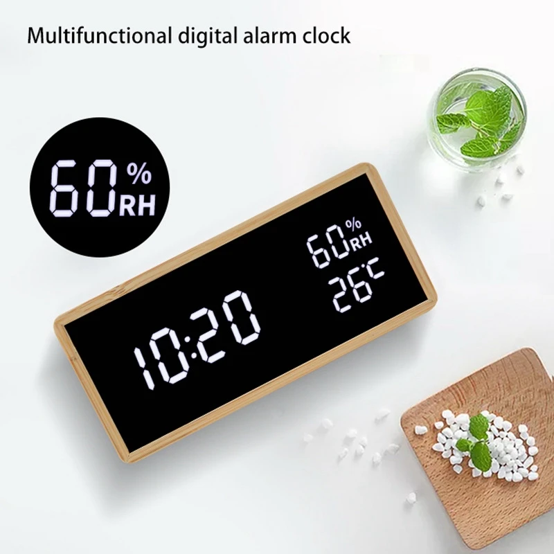 Smart Digital Alarm Clock For Kids Bedroom Battery LED Display Desk Clocks