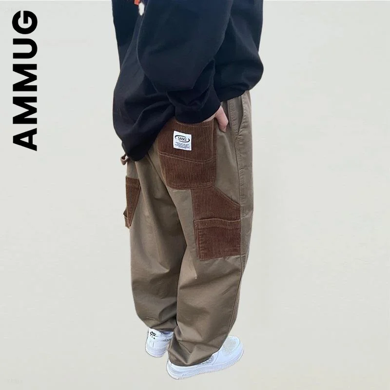 

Брюки Ammug Женские винтажные, Мягкие штаны в стиле хип-хоп, элегантная уличная одежда, Y2k