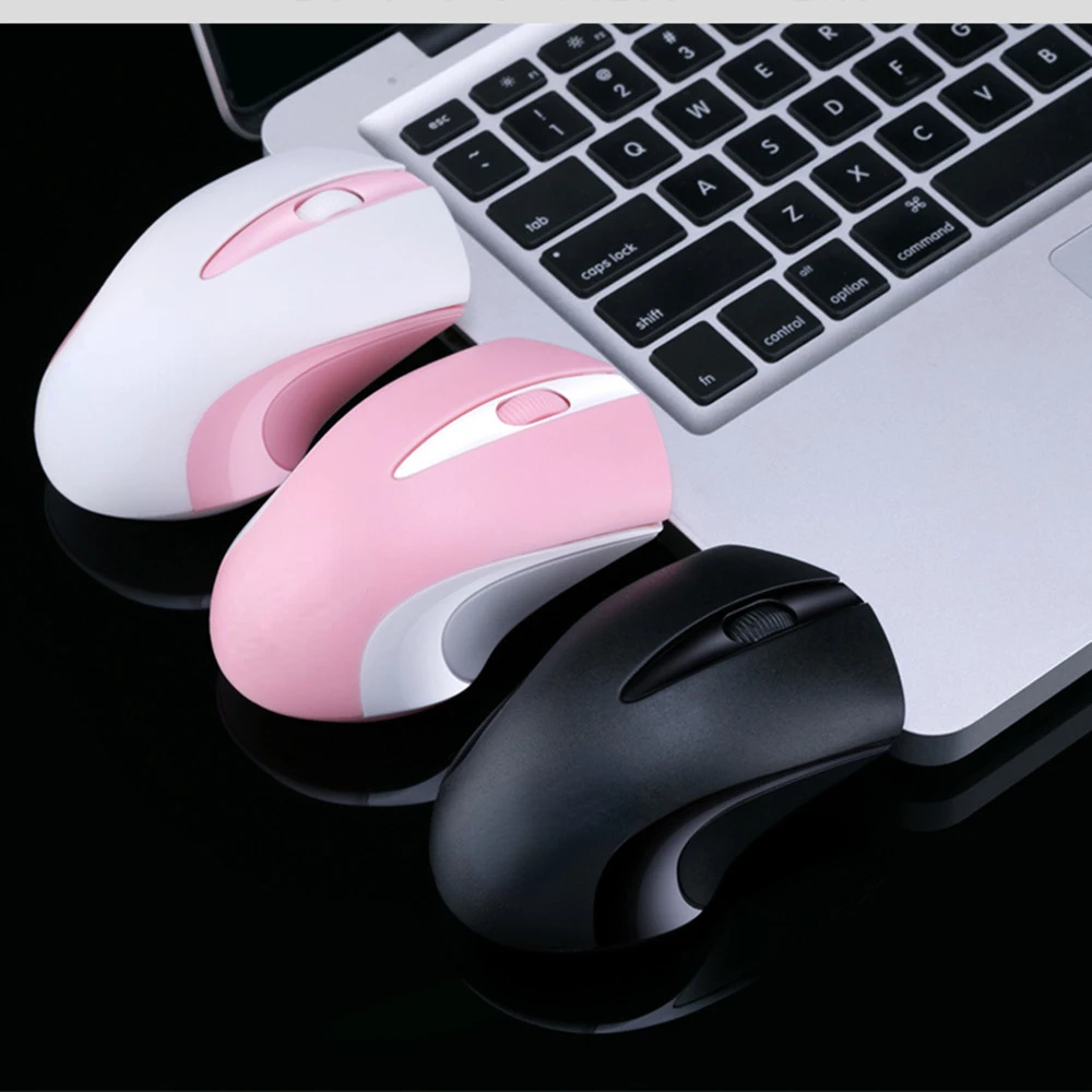 Free shippingFree shipping Pink Computer Mouse Wireless Mouse Cordless Girl Cute Mouse Optical Mouse Fashion Mice for Laptop