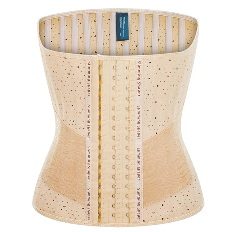 Латексный корсет для тренировки талии длинный боди-шейпер из латекса 25 стальных