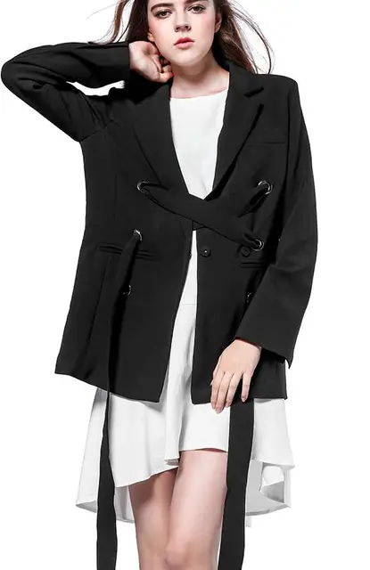 Yuerwan Women Coat Blazer Jacket 