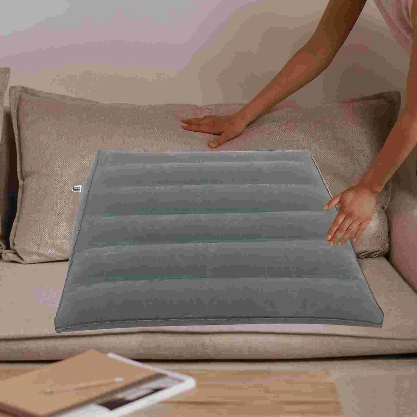 

Triangular Pad Lumbar Multi-functional Cushion Travel Neck Pillow Positioning Flocking Pvc Child Childrens Couch