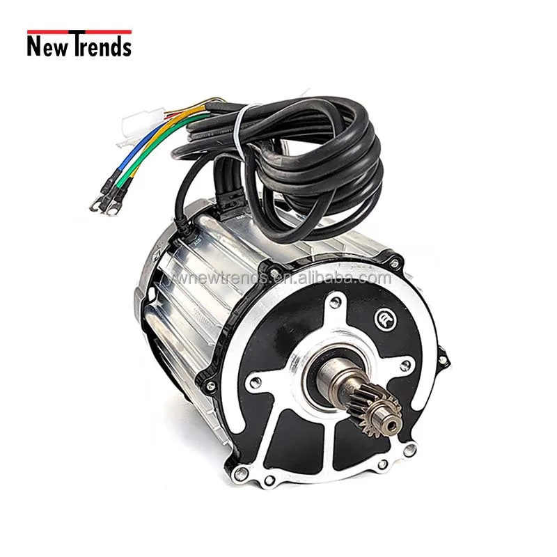 

800W 1000W 1200W 1500W 1800W 48V60V72V DC Brushless Motor Differential Motor For Tricycle And Fourwheeler 5 Holes 16 Tooth Motor
