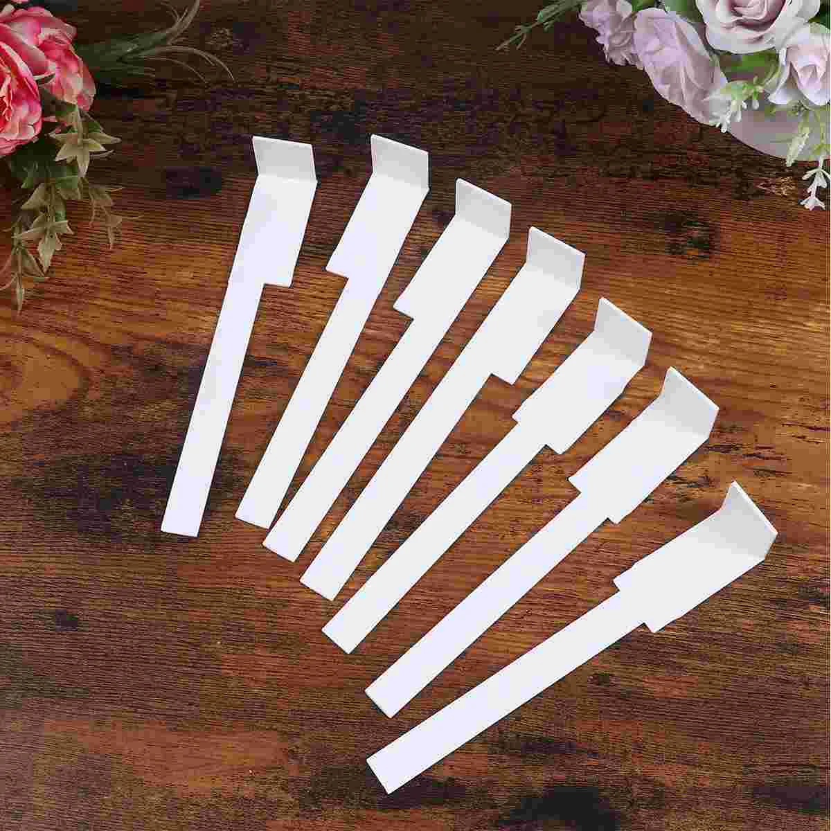 

7pcs Piano Keytops Piano Key Replacement White Gloss Short Complete Set