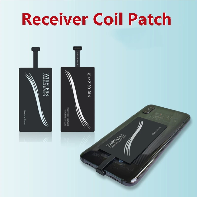 

Беспроводное зарядное устройство Type-C, Быстрое беспроводное зарядное устройство Qi, приемник, зарядное устройство, подушка, катушка, приемни...