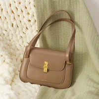 women underarm bag trendy 2022 handbag split cow leather sling bags for women ladies female luxury shoulder saddle bag