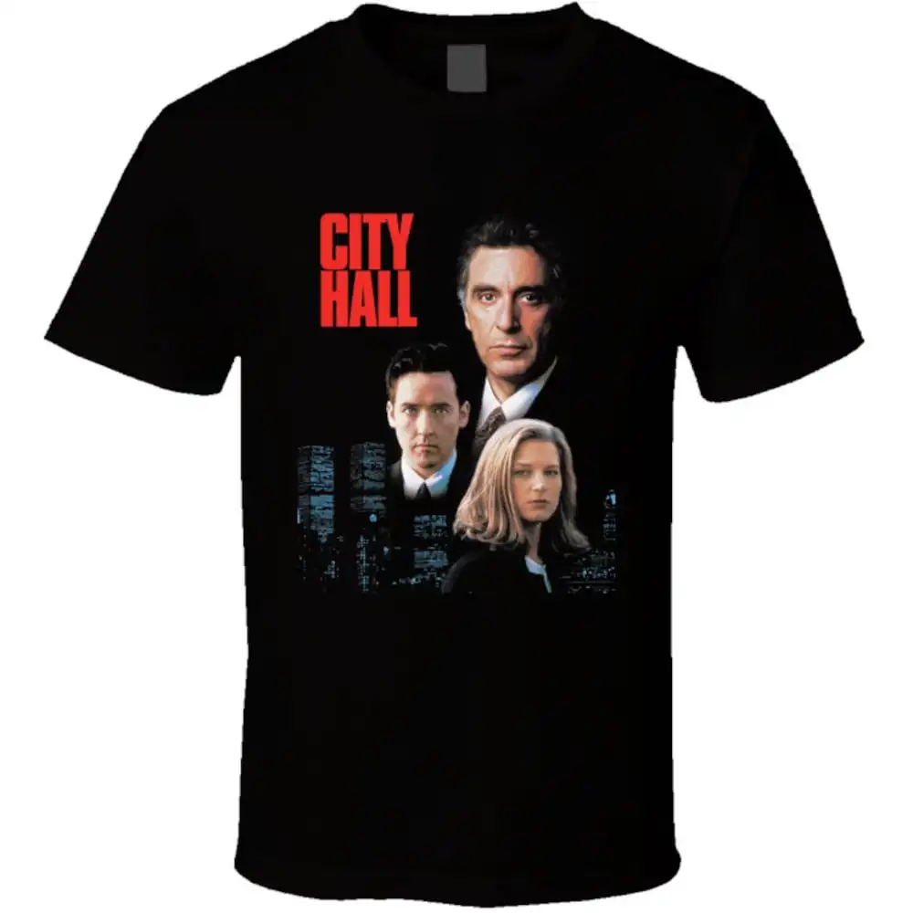 Футболка в стиле ретро 90-х годов с изображением городского зала пахино