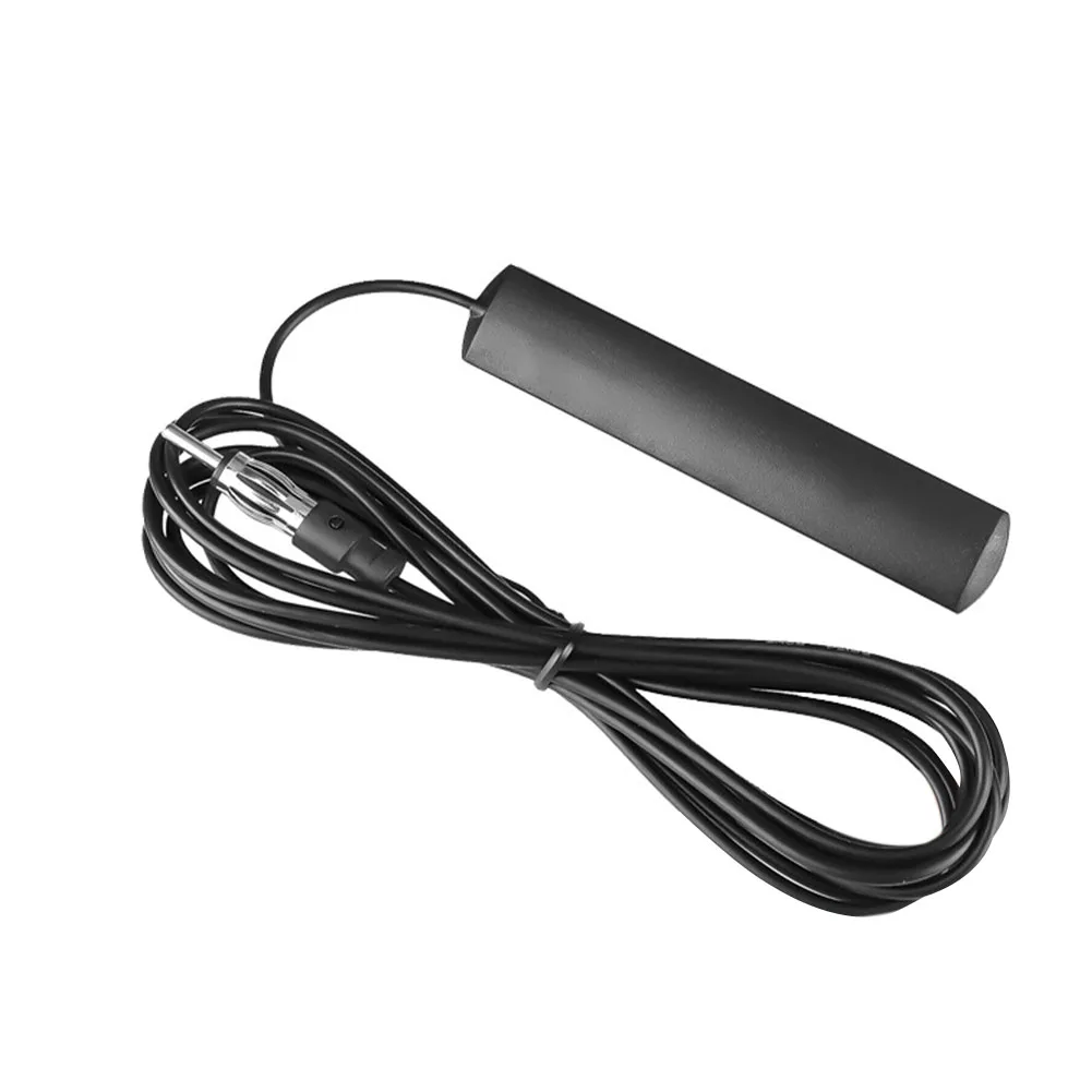 

Car Radio Stereo Hidden Antenna FM AM Signal Amplifier Amp with 3-meter Cable Adhesive for Car Truck Motorcycle Marine Boat