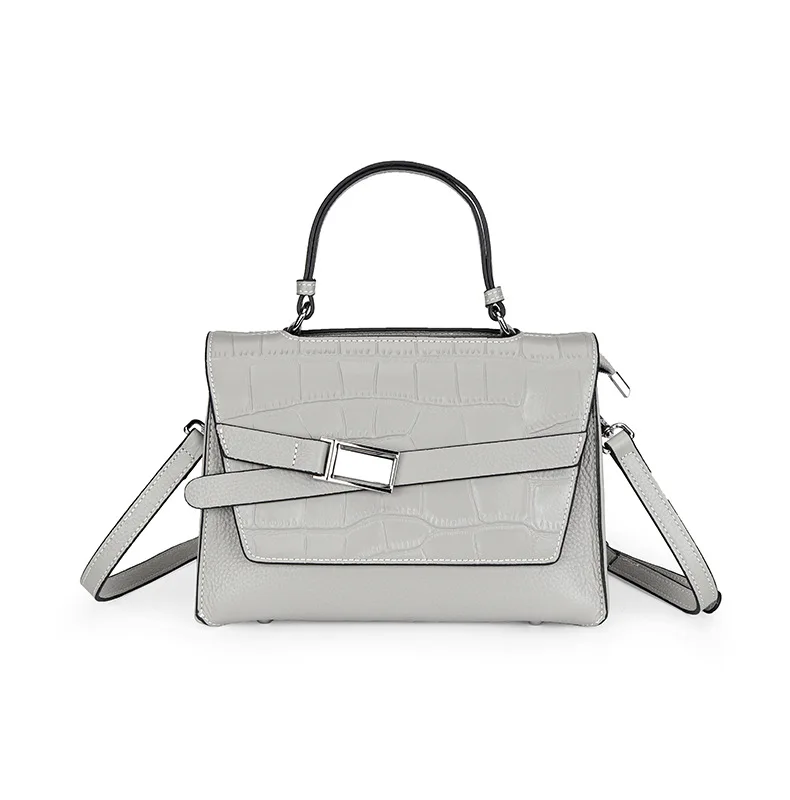 

Genuine leather women's bag, summer messenger bag, new style, fashionable and versatile, Kelly bag, cowhide women's handbag