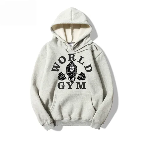 Мужские толстовки BDLJ World Gym 230gsm хлопок