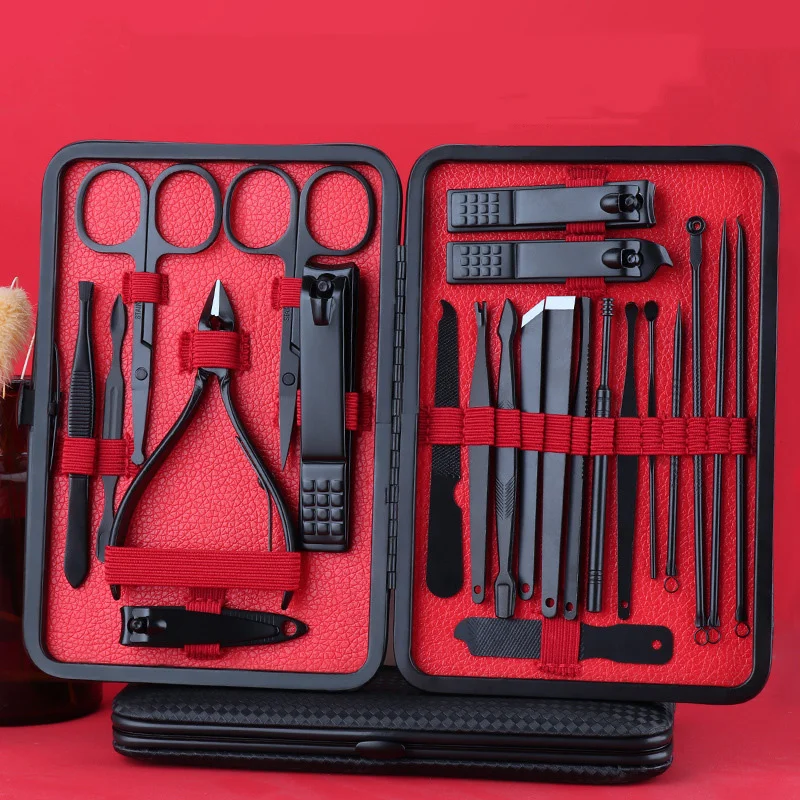 

7-23 шт., набор инструментов для маникюра и педикюра, из нержавеющей стали