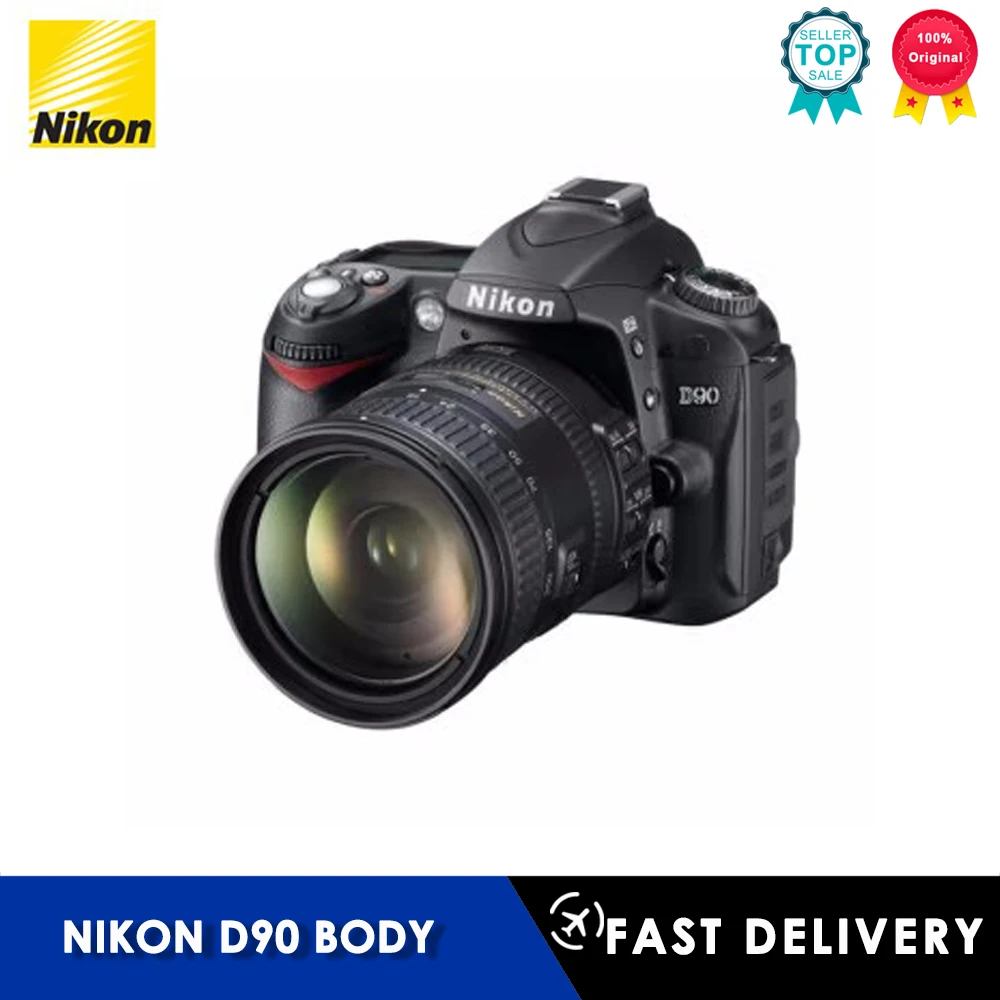Nikon D90 12.3MP DX-Format CMOS Digital SLR Camera with 18-1