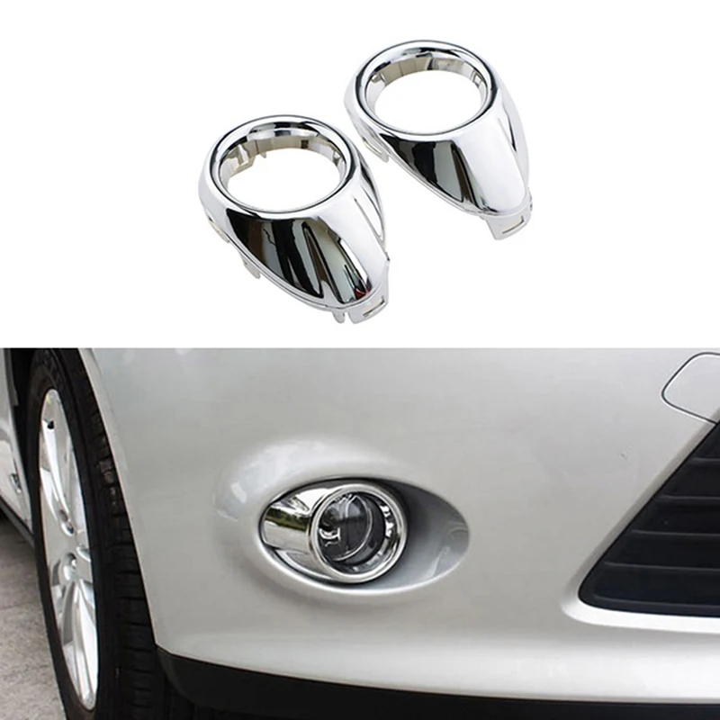 

Car styling Front Fog Lamp Light Frame Modified Decoration Cover For Focus 12-14