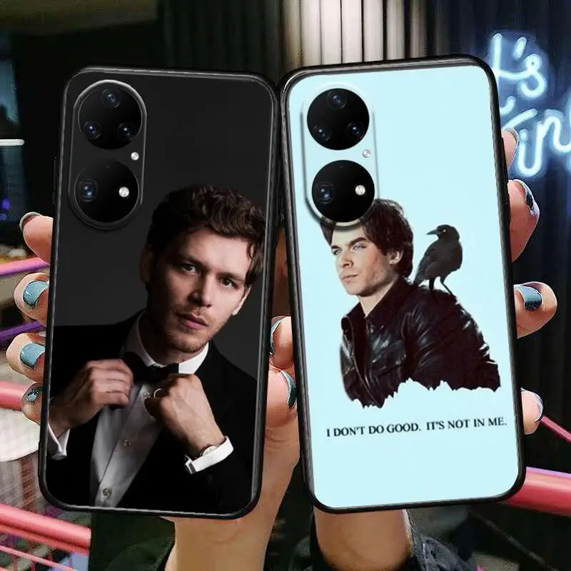 The Vampire Diaries Phone Case For Huawei p50 P40 p30 P20 10 9 8 Lite E Pro Plus Black Etui Coque Painting Hoesjes comic fas